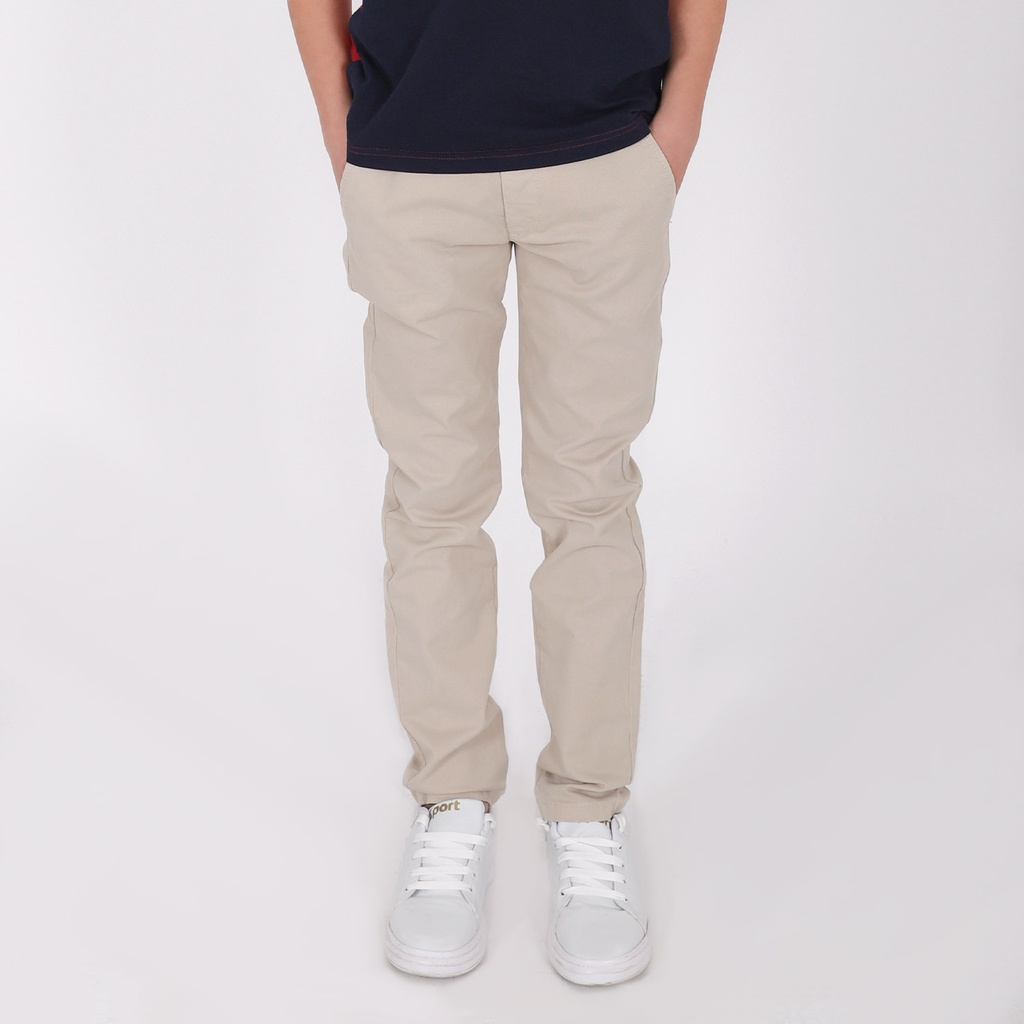 Pantalon chino beige discount garcon